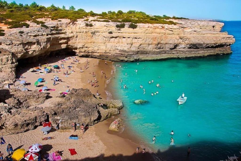 Apartamento Encantador A 100M Da Praia Carvoeiro  Luaran gambar